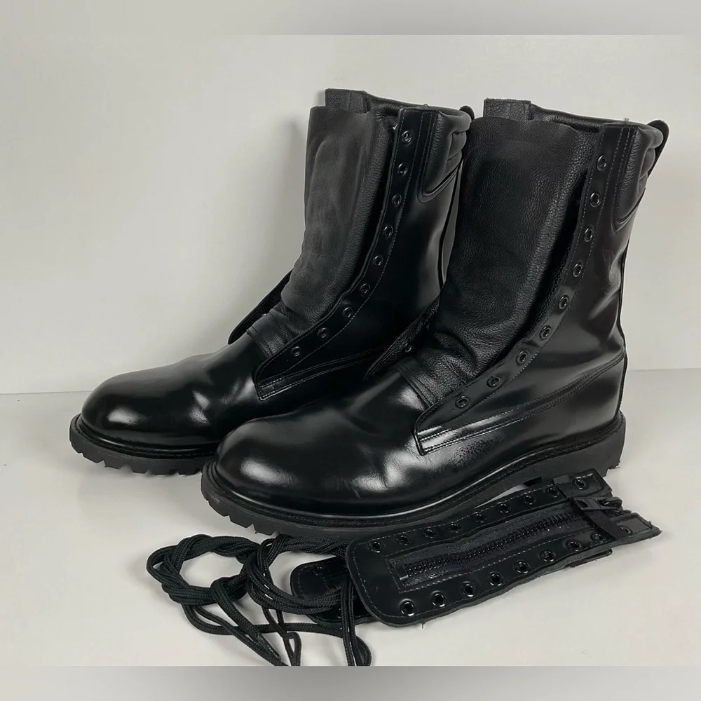Southwest Boot Company | Glossy Patrol Boots | Soft Toe | USA Made | Men’s 13 D